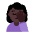 Woman Facepalming Flat Dark Emoji from Fluent Emoji Flat Set