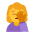 Woman Facepalming Flat Default Emoji from Fluent Emoji Flat Set