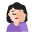 Woman Facepalming Flat Light Emoji from Fluent Emoji Flat Set