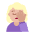 Woman Facepalming Flat Medium Light Emoji from Fluent Emoji Flat Set