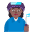 Woman Factory Worker Flat Medium Dark Emoji from Fluent Emoji Flat Set