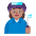 Woman Factory Worker Flat Medium Emoji from Fluent Emoji Flat Set