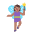 Woman Fairy Flat Medium Emoji from Fluent Emoji Flat Set