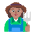 Woman Farmer Flat Medium Emoji from Fluent Emoji Flat Set