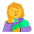 Woman Feeding Baby Flat Default Emoji from Fluent Emoji Flat Set