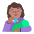 Woman Feeding Baby Flat Medium Emoji from Fluent Emoji Flat Set