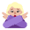 Woman Gesturing No Flat Medium Light Emoji from Fluent Emoji Flat Set