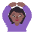 Woman Gesturing Ok Flat Medium Dark Emoji from Fluent Emoji Flat Set