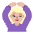 Woman Gesturing Ok Flat Medium Light Emoji from Fluent Emoji Flat Set