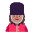 Woman Guard Flat Medium Emoji from Fluent Emoji Flat Set
