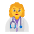 Woman Health Worker Flat Default Emoji from Fluent Emoji Flat Set