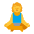 Woman In Lotus Position Flat Default Emoji from Fluent Emoji Flat Set