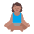 Woman In Lotus Position Flat Medium Emoji from Fluent Emoji Flat Set