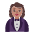 Woman In Tuxedo Flat Medium Emoji from Fluent Emoji Flat Set