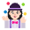 Woman Juggling Flat Light Emoji from Fluent Emoji Flat Set