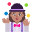 Woman Juggling Flat Medium Emoji from Fluent Emoji Flat Set