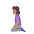 Woman Kneeling Flat Medium Emoji from Fluent Emoji Flat Set