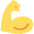 Flexed Biceps Emoji from Twemoji Set