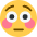 Flushed Face Emoji from Twemoji Set