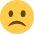 Frowning Face Emoji from Twemoji Set