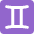 Gemini Emoji from Twemoji Set