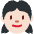 Girl Light Skin Tone Emoji from Twemoji Set