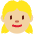 Girl Medium Light Skin Tone Emoji from Twemoji Set