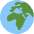 Globe Showing Europe Africa Emoji from Twemoji Set