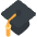 Graduation Cap Emoji from Twemoji Set