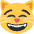 Grinning Cat With Smiling Eyes Emoji from Twemoji Set