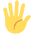 Hand With Fingers Splayed Emoji from Twemoji Set
