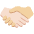 Handshake Light Skin Tone Medium Light Skin Tone Emoji from Twemoji Set