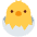 Hatching Chick Emoji from Twemoji Set