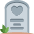 Headstone Emoji from Twemoji Set