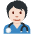 Health Worker Light Skin Tone Emoji from Twemoji Set