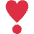 Heart Exclamation Emoji from Twemoji Set