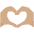 Heart Hands Medium Skin Tone Emoji from Twemoji Set