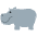 Hippopotamus Emoji from Twemoji Set