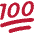 Hundred Points Emoji from Twemoji Set