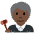Judge Dark Skin Tone Emoji from Twemoji Set