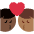Kiss Man Man Dark Skin Tone Medium Dark Skin Tone Emoji from Twemoji Set