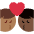 Kiss Man Man Medium Dark Skin Tone Dark Skin Tone Emoji from Twemoji Set