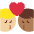 Kiss Man Man Medium Light Skin Tone Medium Dark Skin Tone Emoji from Twemoji Set
