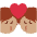 Kiss Medium Skin Tone Emoji from Twemoji Set