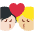 Kiss Person Person Light Skin Tone Medium Light Skin Tone Emoji from Twemoji Set