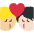 Kiss Person Person Medium Light Skin Tone Light Skin Tone Emoji from Twemoji Set
