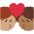Kiss Person Person Medium Skin Tone Medium Dark Skin Tone Emoji from Twemoji Set