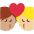 Kiss Person Person Medium Skin Tone Medium Light Skin Tone Emoji from Twemoji Set