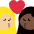 Kiss Woman Woman Medium Light Skin Tone Dark Skin Tone Emoji from Twemoji Set