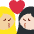Kiss Woman Woman Medium Light Skin Tone Light Skin Tone Emoji from Twemoji Set